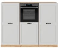 Vicco R-Line Keukenblok – 180 cm zonder werkblad Wit landhuis/gouden eik