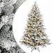 vidaXL - Kunstmatige - Hinged - Kerstboom - 180 - cm - 300 - LED's - Warmwit
