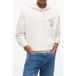 Tommy Hilfiger Sweat à capuche signature décontracté Blanc Ancien