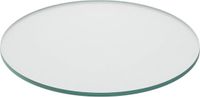 Merkloos Relaxdays Glasplaat 8 mm - Gehard Veiligheidsglas - Ronde Glazen Plaat - Ø 30 cm - Transparant