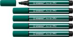 STABILO Pen 68 MAX - Premium Viltstift - Turquoise Groen - Doos 5 stuks