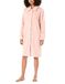 Schiesser Badjas voor dames, behaaglijk en warm met knopen, teddyfleece