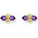 Thomas Sabo Goldohrstecker mit violettem Onyx Damen H2281-414-13