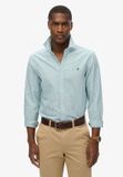 Superdry Klassiek Oxford Overhemd met Lange Mouwen Heren XL Peppermint Chalk Stripe
