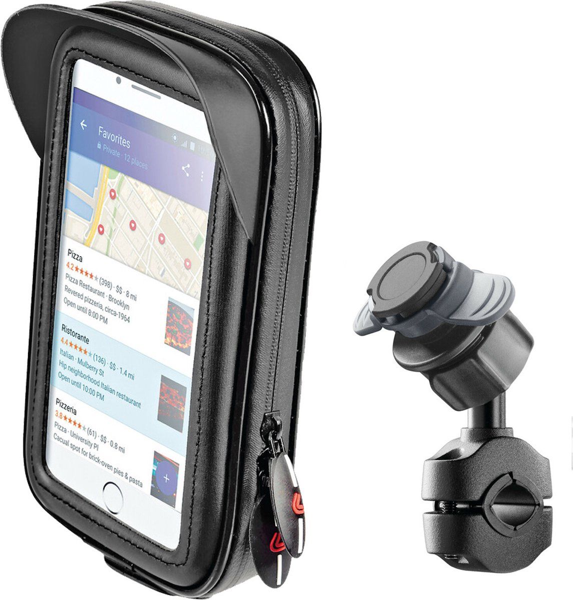 Opti Line DuoLock Titan Bar & Waterdichte Opti Case - Motor & Scooter - 90560 + 90429
