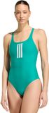 Adidas Performance 3-Stripes V-Back Badpak - Dames - Groen