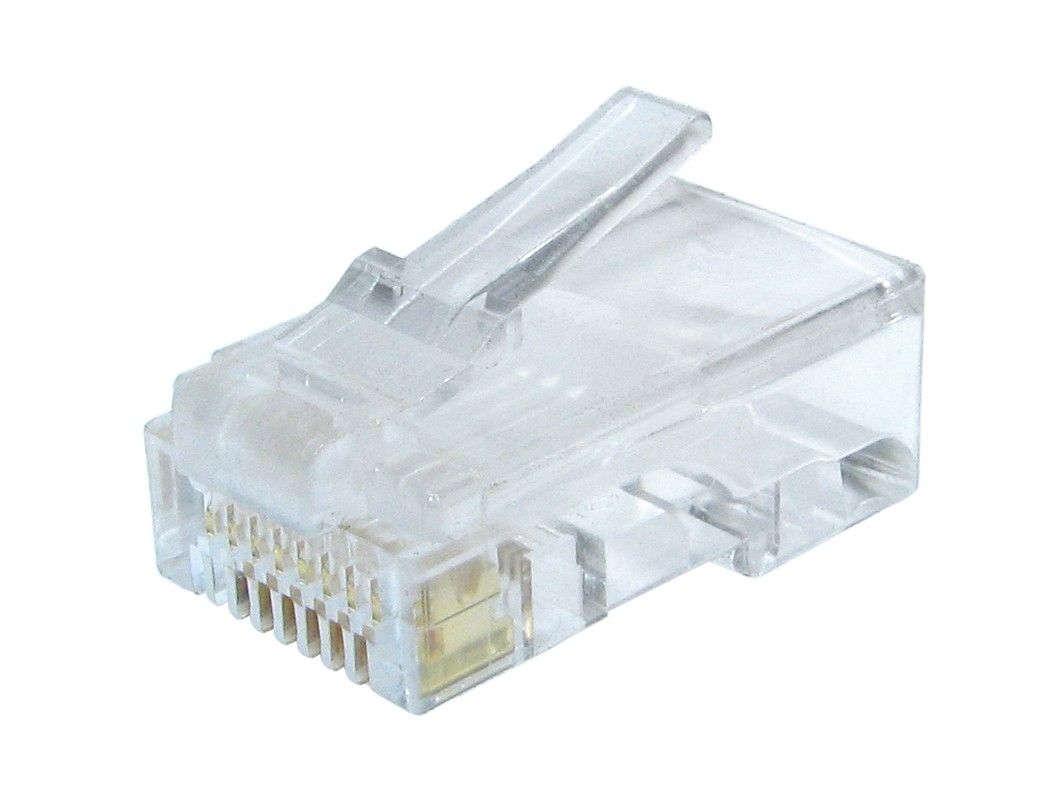 CableXpert RJ45 krimp connectoren voor CAT6 UTP installatiekabel - 100 stuks