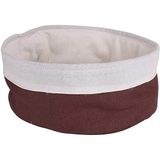 Voorraad Cash Bin Nest Katoen, Ovaal, Bruin, 25 x 19 x 9 cm, Stof/Weefsel, One Size