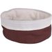 Voorraad Cash Bin Nest Katoen, Ovaal, Bruin, 25 x 19 x 9 cm, Stof/Weefsel, One Size