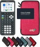 Texas Instruments TI-84 Evo-T Grafische Rekenmachine met WYNGS Beschermhoes Roze