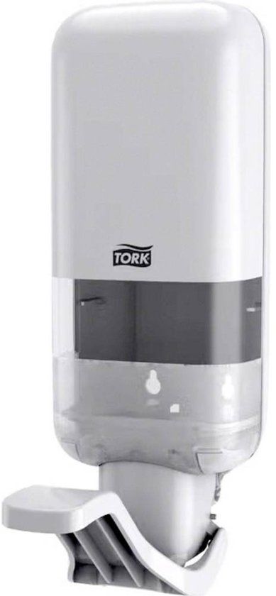 Tork S4 Zeep en Handdesinfectie Dispenser 564100 met Armbeugel Wit