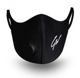 Gorilla Wear Masque facial avec filtre - Noir - M/L