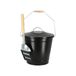 Esschert Design Asemmer met schep - Zwart - 35 cm