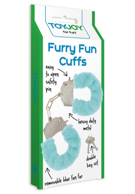 Eros Furry Fun Cuffs Handboeien Pale Blue