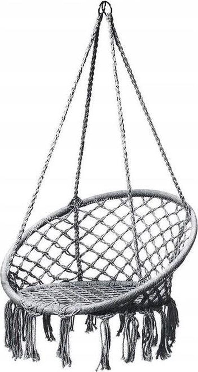 Viking Choice Hangstoel - Grijs - Katoen - 80 cm breed