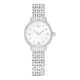 Swarovski Imber 5741229 Dames Polshorloge Zilverkleurig Wit Staal 31mm