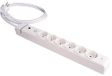 Meervoudige Ion Meervoudige stopcontacten 6T met C/kabel, 1,5 meter, met overspanningsbeveiliging en overbelastingsbeveiliging
