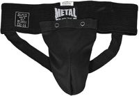 Metal Boxe Slip schelp, Vechtsporten, Unisex, Zwart, Plastic, Volwassenen, XS