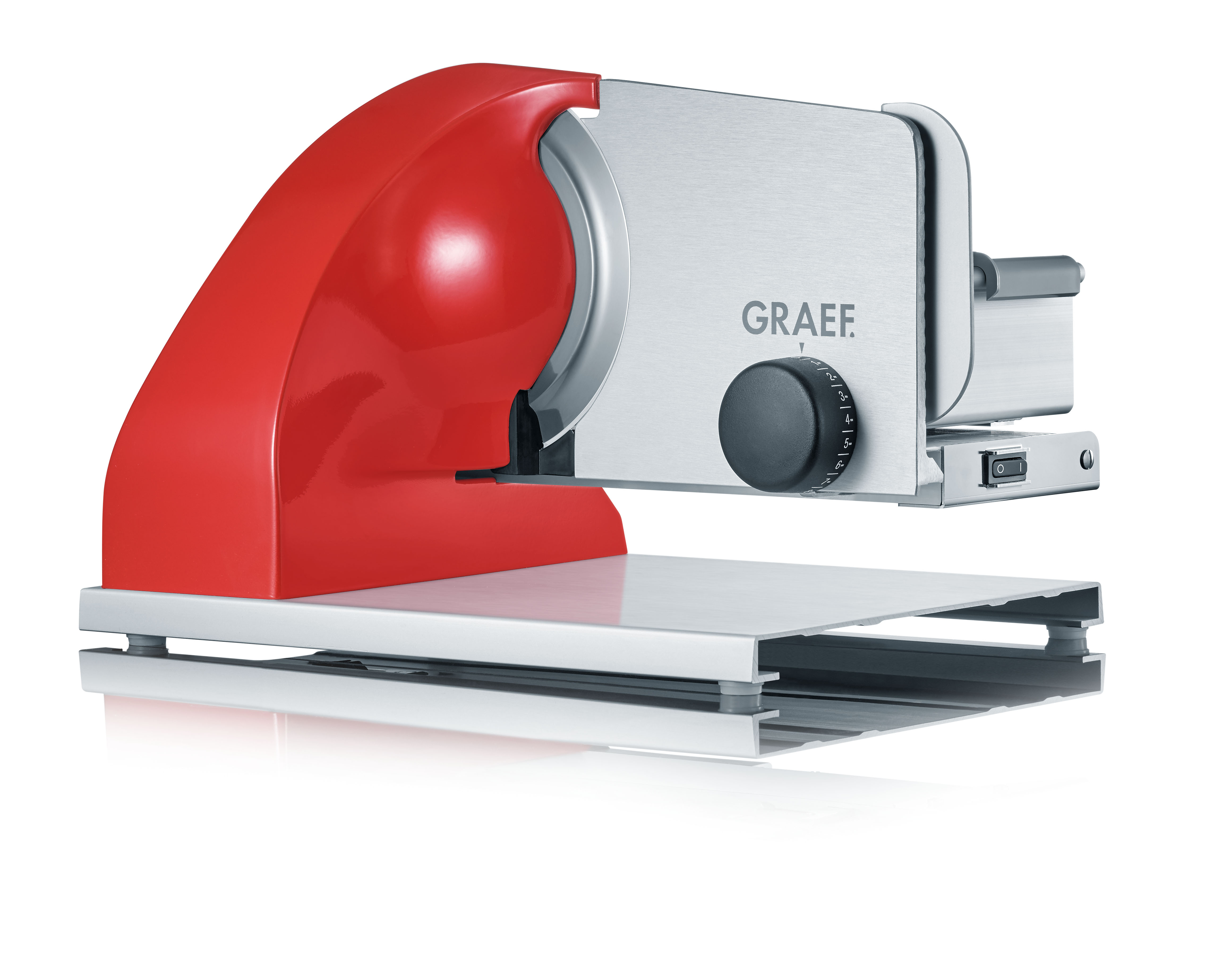 Graef SKS903EU - Snijmachine - Rood, Roestvrijstaal