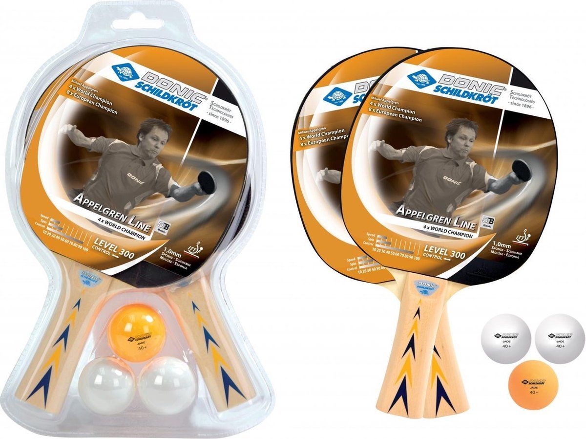 Donic-Schildkröt DSK 2-player set appelgren 2bat 3ball Multicolor