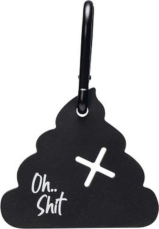 Beeztees Poepzak- en afvalhouder Samy - Hond - Silicone - Zwart - Afmeting: 8,5x7,5 cm
