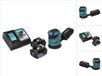 Makita DBO 180 RT accu excentrische schuurmachine 18 V 125 mm + 2x accu 5,0 Ah + oplader