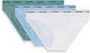 Calvin Klein Underwear Slips Femme XS Ardoise Turquoise / Fjord Givré / Blanc