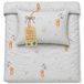 TRANKIELO® - Literie pour bébé 100x135cm - Housse de couette réversible avec fermeture éclair, Coton doux