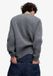 Superdry Bench Ribbed Boxy Trui Heren XXL Graphite Grey