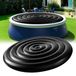 Whirlpoolafdekking opblaasbaar - Rond - 165 cm - Noir