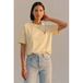 VERO MODA T-shirt droit avec imprimé au dos - jaune clair