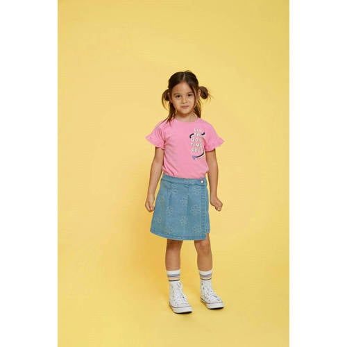 Jubel T-shirt Rolling into Spring roze