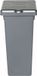 Plafor Fit Afvalemmer met Gesloten Deksel 20L – Recycling – Grijs/Grijs