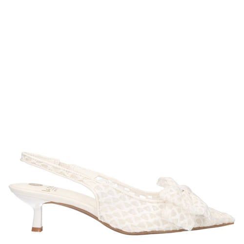 La Strada slingback pumps ecru