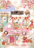 Pieces & Peace Puzzle Forever Flora Flower Truck 500 stukjes