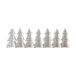 DBKD Décoration Tree in a row 60 cm Carré blanc, 12x60 cm