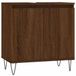 VidaXL Badkamerkast 58x33x60 cm bewerkt hout bruin eikenkleur