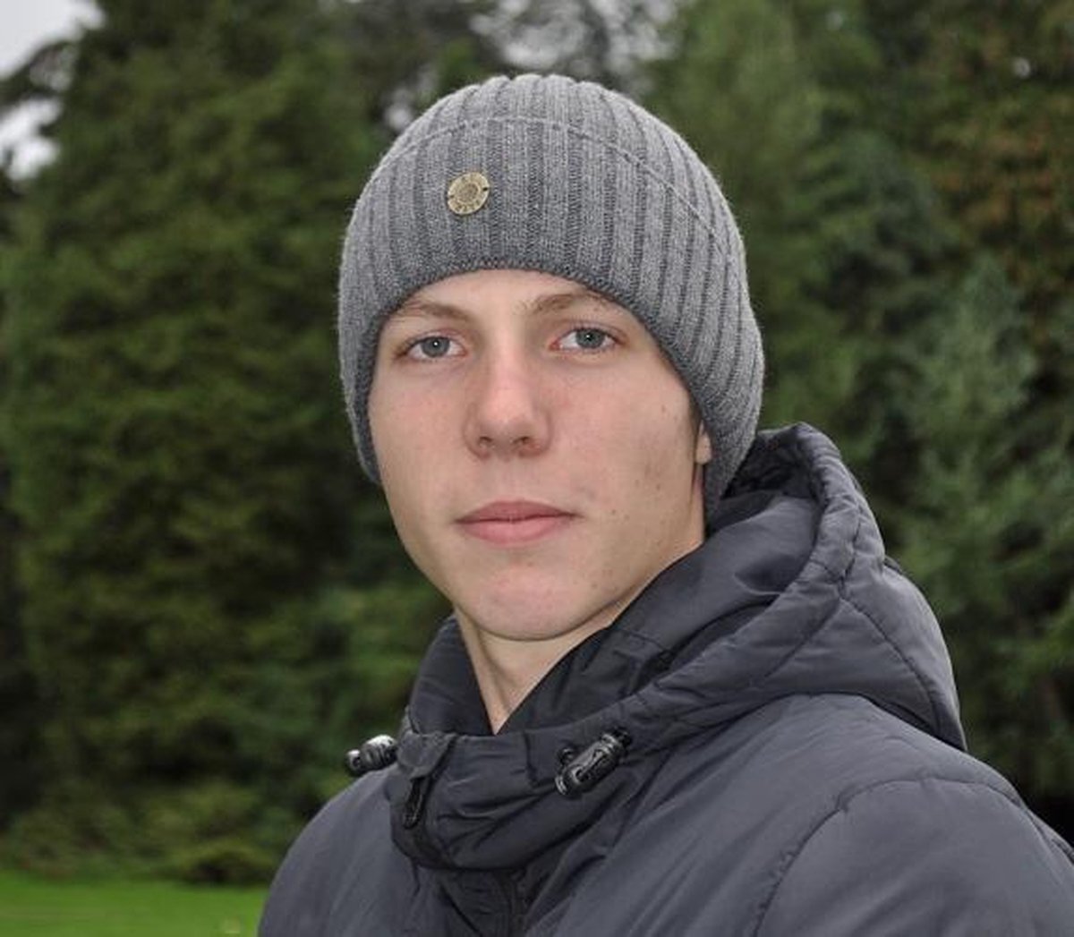 Piri Sport Heren beanie fijn gebreid - grijs