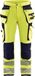 Blåkläder High Visibility Werkbroek 1997 met 4-Weg Stretch High Vis Geel/Marineblauw - Maat 96
