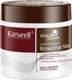 Karseell Bruin Haarmasker