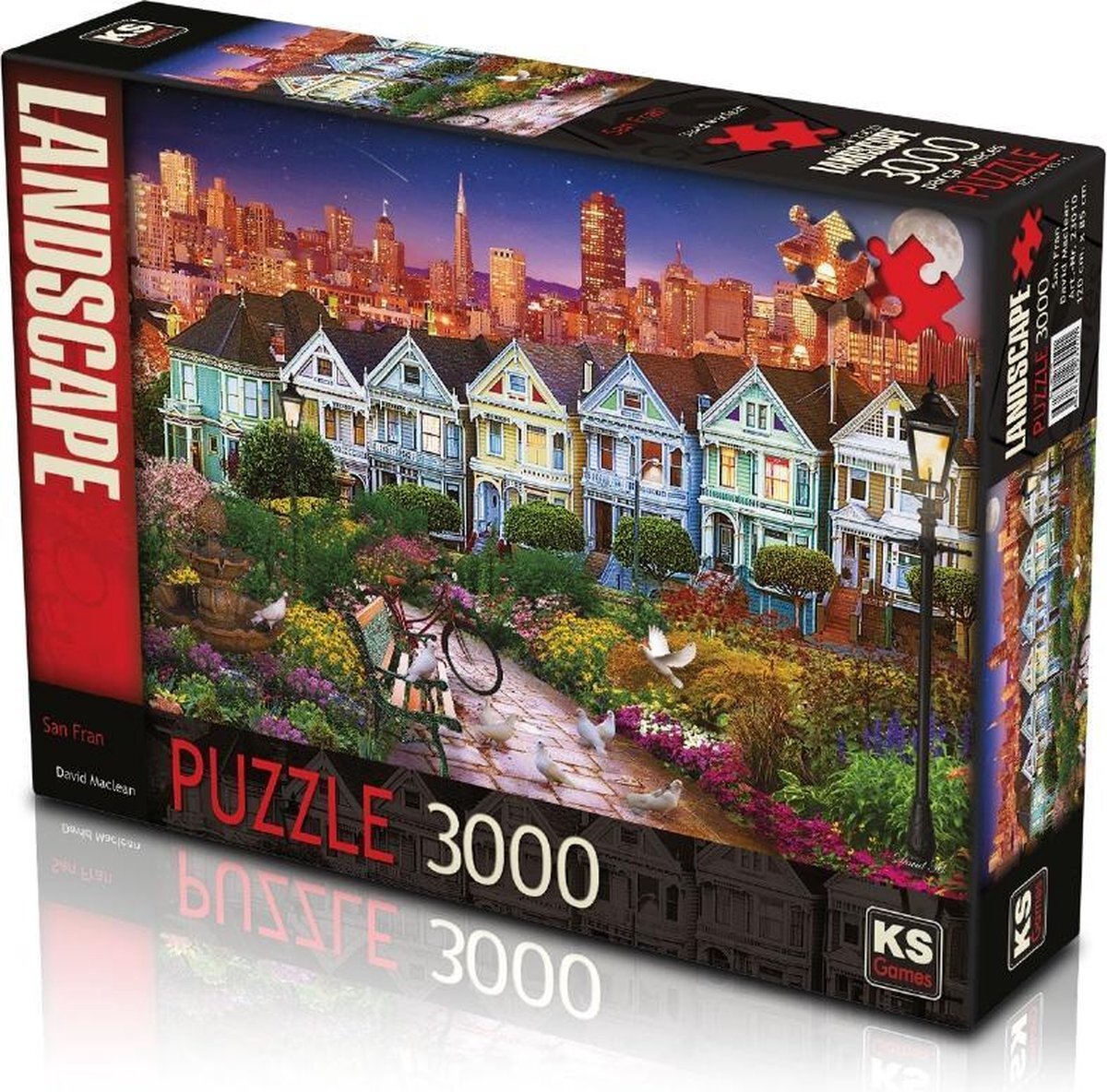 KS Games San Fran Puzzel 3000 Stukjes