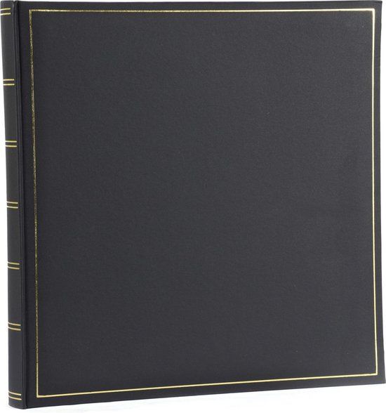 Henzo Champagne Fotoalbum - 420 foto's - Zwart - Plakalbum - Vierkant