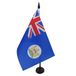 AZ FLAG Tafelvlag Hongkong oud 21x14 cm Polyester 100D Plastic Voet