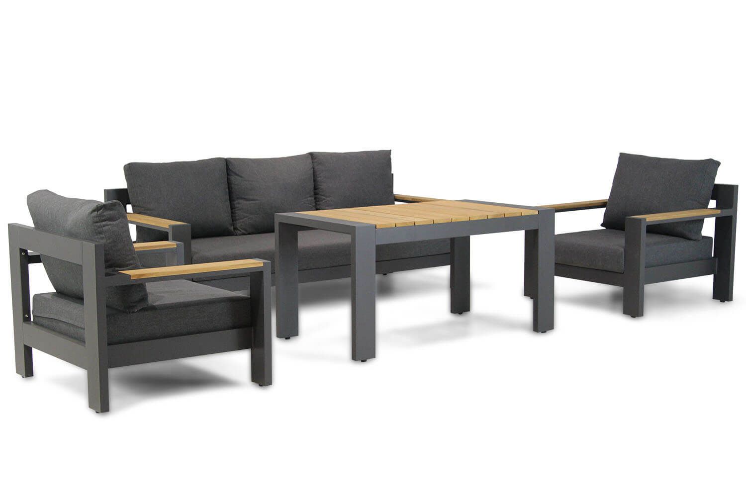 Lifestyle Garden Furniture Lifestyle Milano stoel-bank high dining loungeset 4-delig