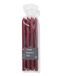 HEMA Bougie d'intérieur longue Ø2,2x29cm aubergine - 12 pièces