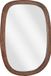Mica Decorations Bosco Miroir mural - L35 x l50 cm - Bois de manguier - Brun foncé