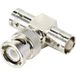 TRU COMPONENTS TC-10101484 BNC-adapter BNC-stekker - BNC-bus 1 stuk(s)
