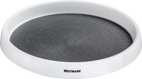 Westmark Draaiplateau Ronda – Organizer voor het opbergen van gereedschap in de keuken, badkamer, kleedkamer of kinderkamer, Antislip, Verhoogde Rand – Ø 255 mm