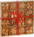 BRUBAKER décorations de sapin de Noël en paille, set de 48 pièces - étoiles, cœurs, anges jusqu'à 6,5 cm