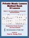 Private Music Lesson Method Book: Book 2 – 30 Lessons – for Intermediate to Advanced Eb Instrumentalists in Treble Clef